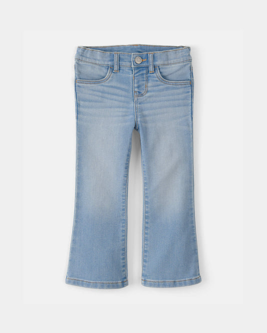 Toddler Girl Denim Flare Jeans - Light Blue