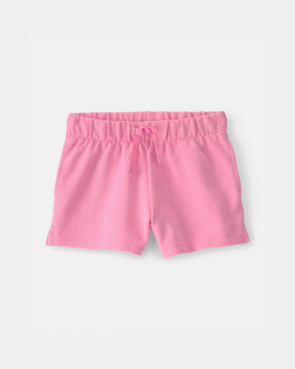 Toddler Girl French Terry Shorts - Pink