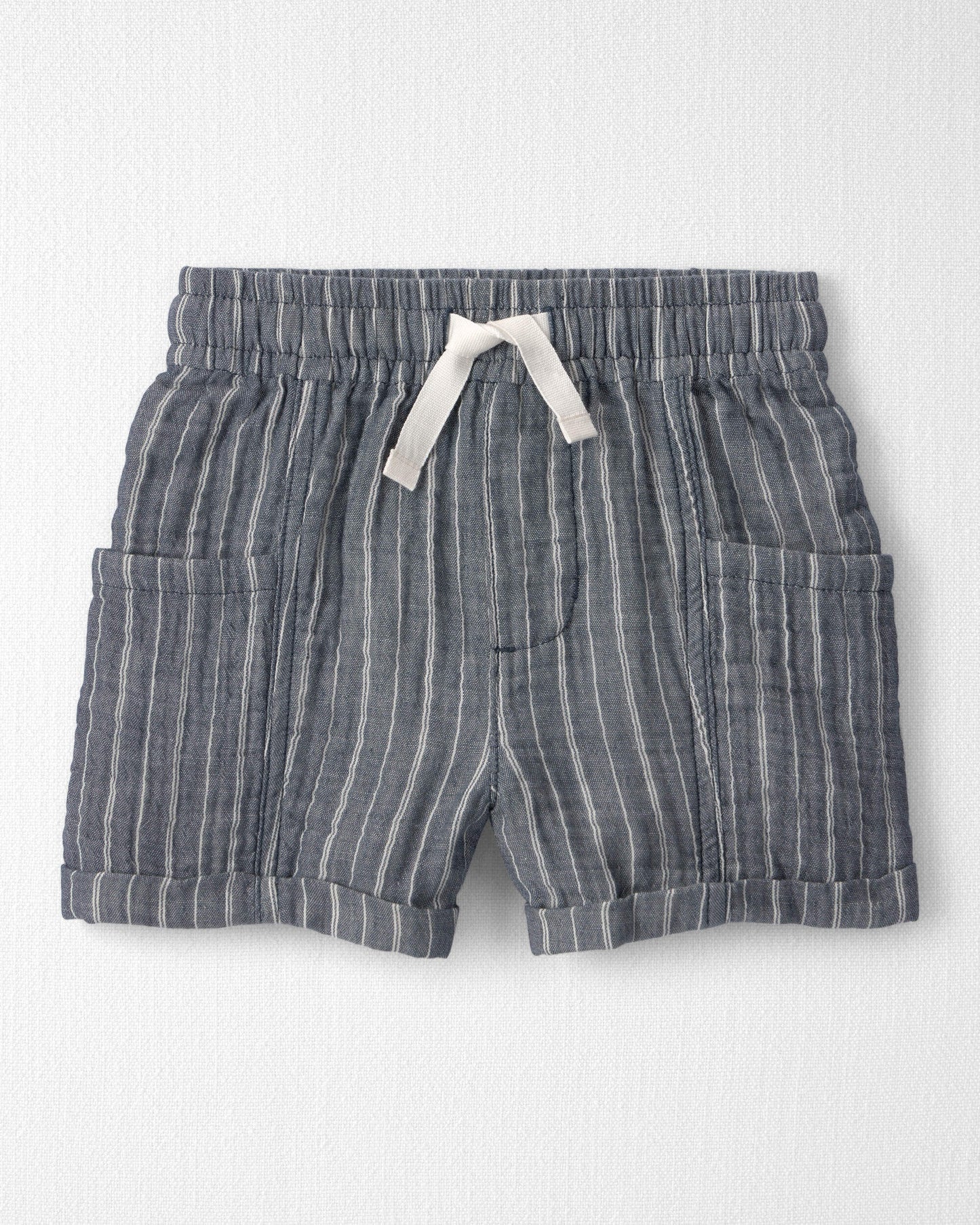 Toddler Boy 2-Piece Organic Cotton Gauze Top & Short Set