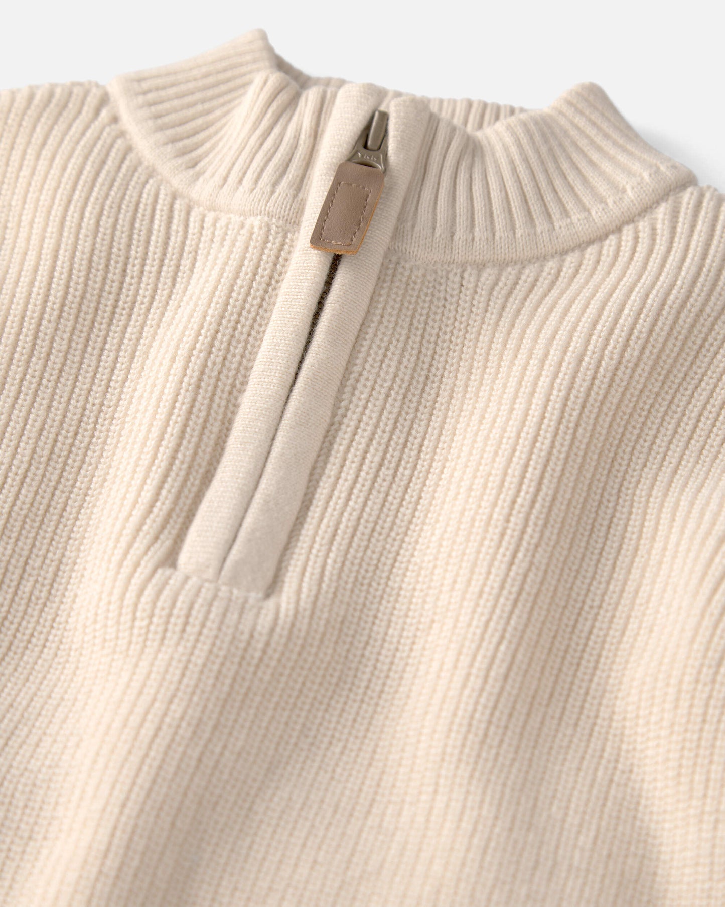 Toddler Boy Organic Cotton Quarter-Zip Pullover