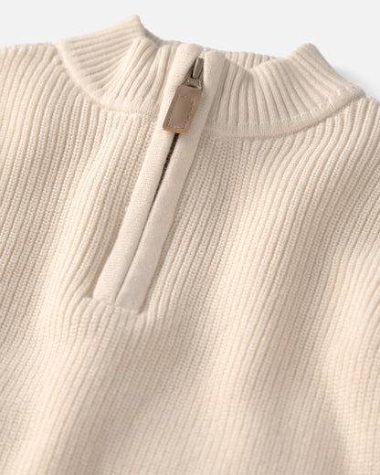 Toddler Boy Organic Cotton Quarter-Zip Pullover