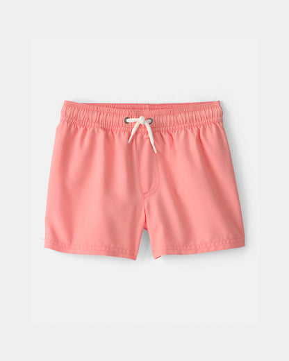 Toddler Boy Swim Trunks - Coral