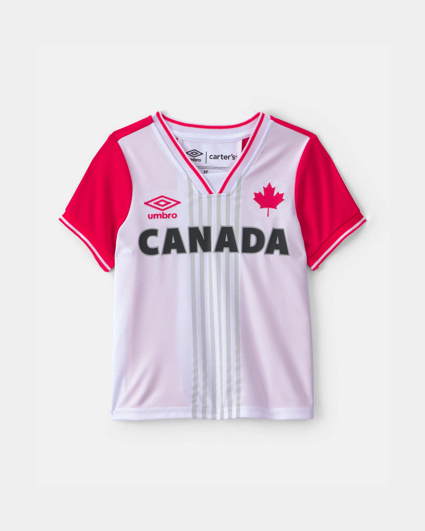 Toddler Umbro Canada Soccer Jersey - Red/White
