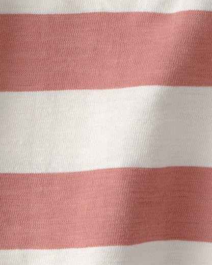 Toddler Boy Polo Shirt Made with Organic Cotton in Stripes