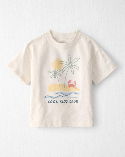 Toddler Organic Cotton 'Cool Kids Club' Tee
