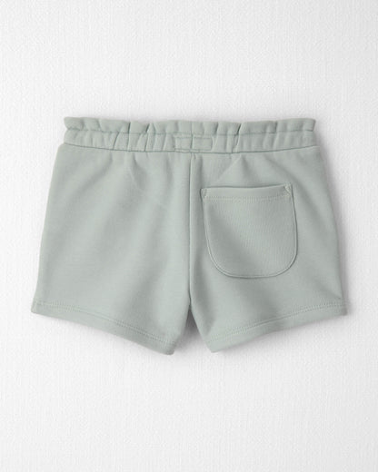 Toddler Girl French Terry Shorts Made with Organic Cotton