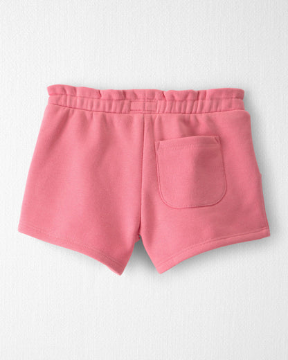 Toddler Girl French Terry Shorts Made with Organic Cotton