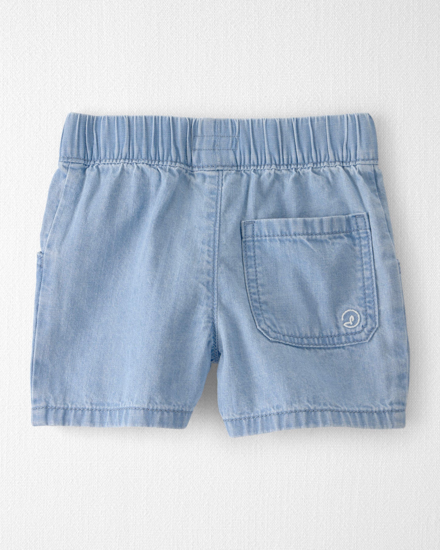 Toddler Organic Cotton Chambray Shorts