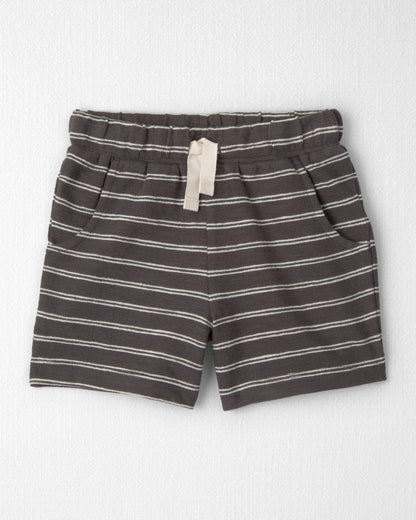 Toddler 2-Piece Top & Short Set Made with Organic Cotton in Stripes