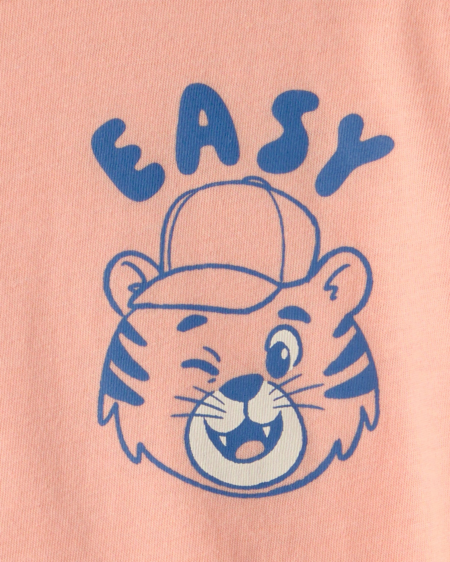 Toddler Tiger Graphic Tee - Coral