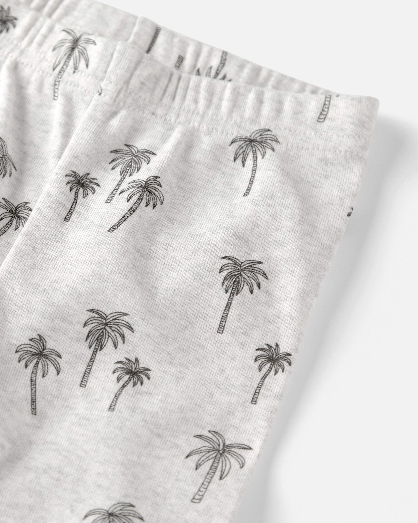 Toddler 2-Piece Organic Cotton Pajamas in Palm Trees