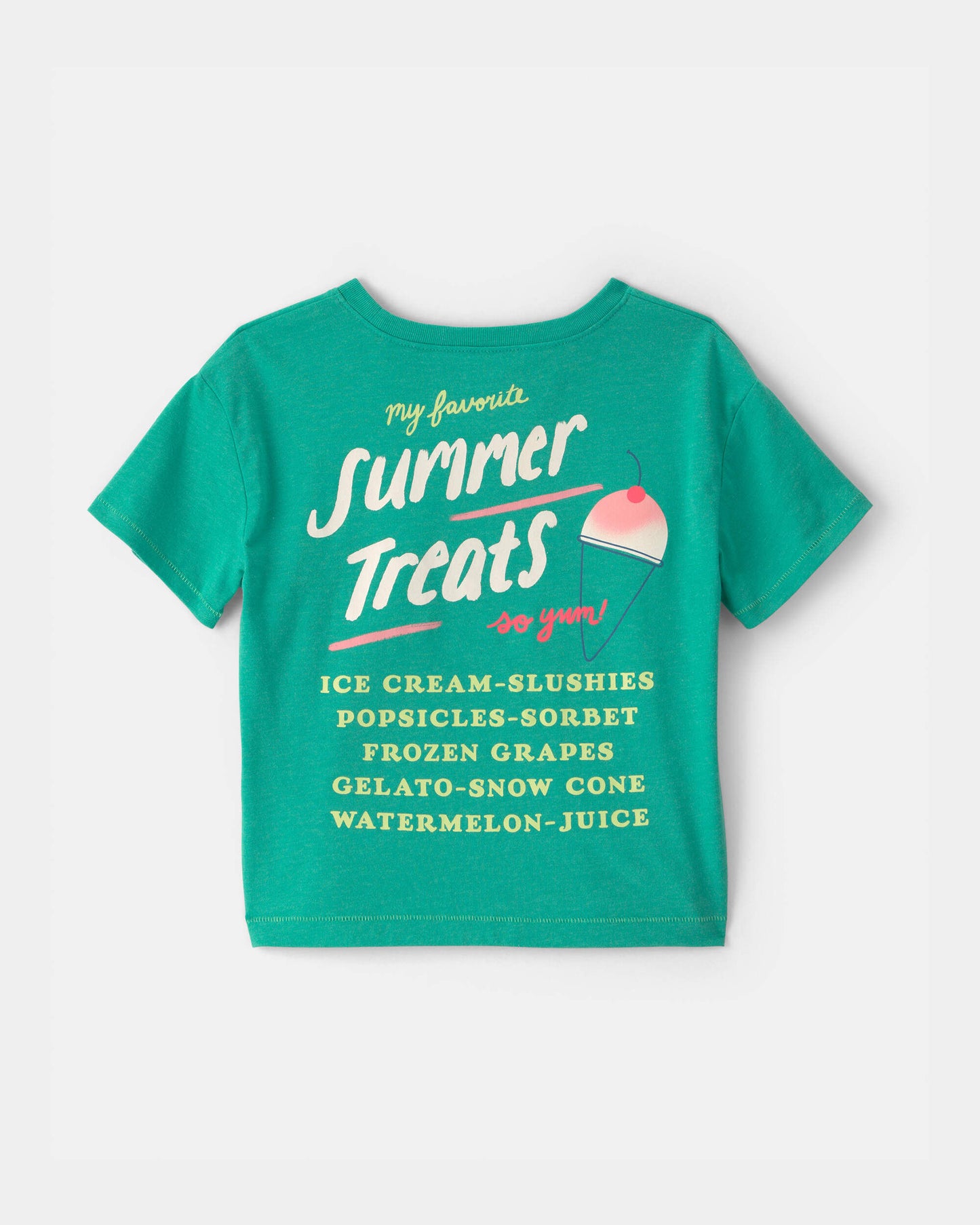 Toddler Girl Ice Cream Graphic Tee - Green