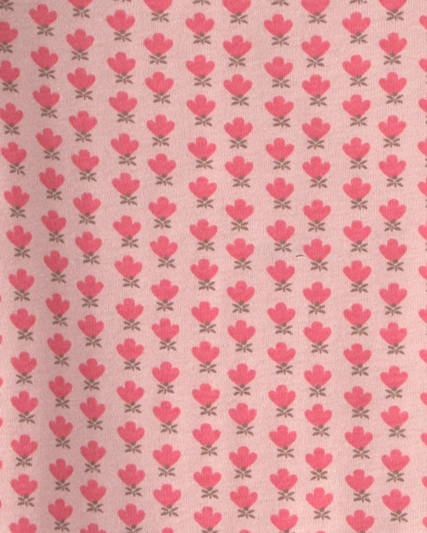 Toddler Girl 2-Piece Organic Cotton Pajamas in Pink Floral