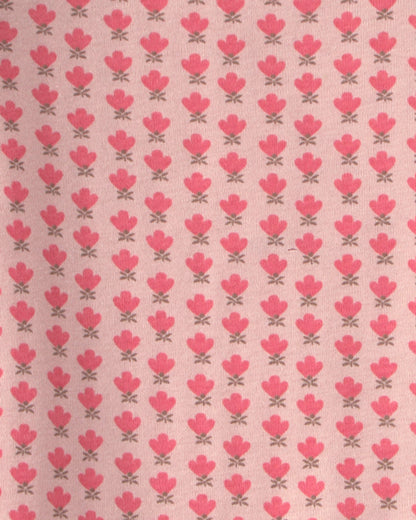 Toddler Girl 2-Piece Organic Cotton Pajamas in Pink Floral
