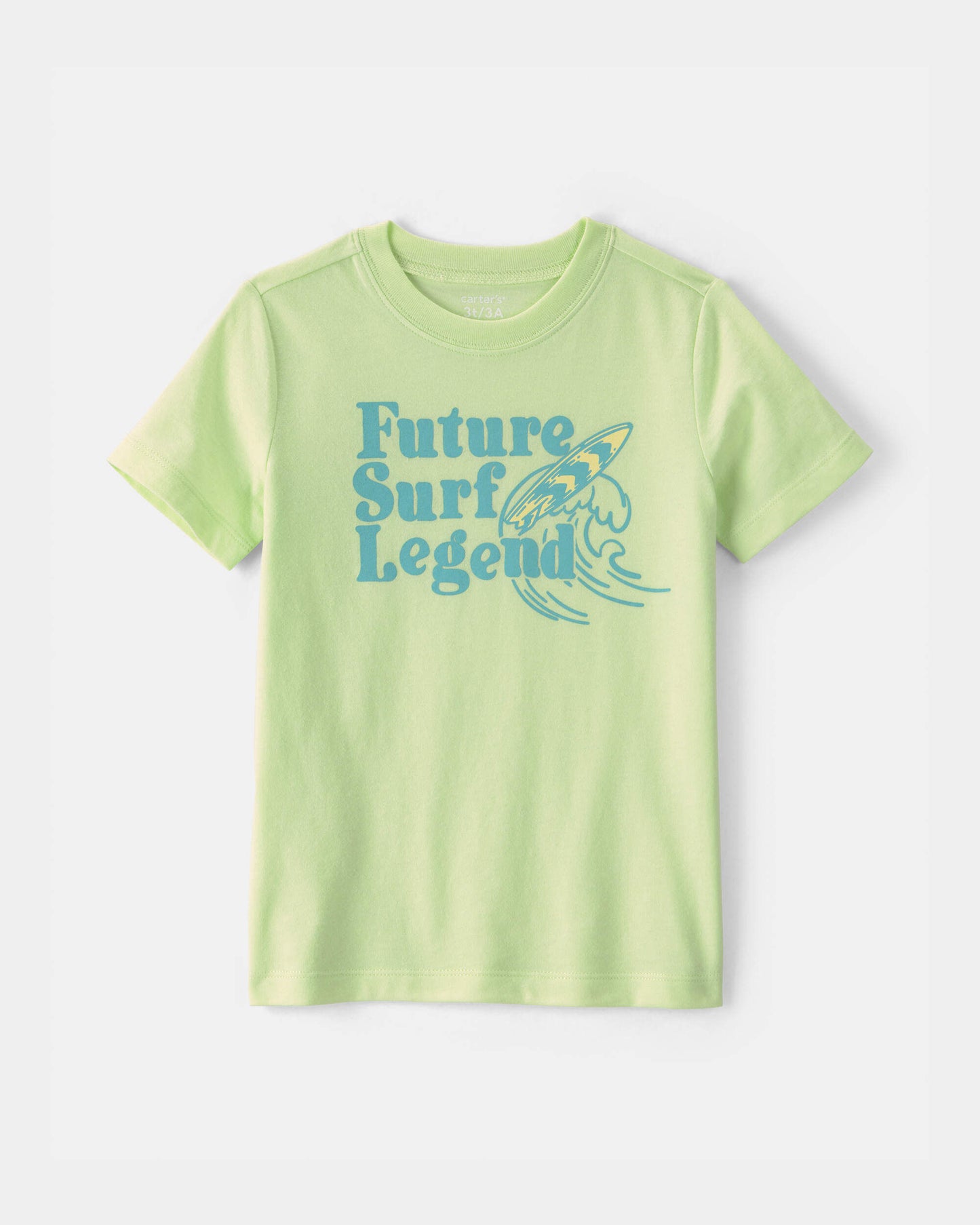 Toddler 'Future Surf Legend' Graphic Tee - Green