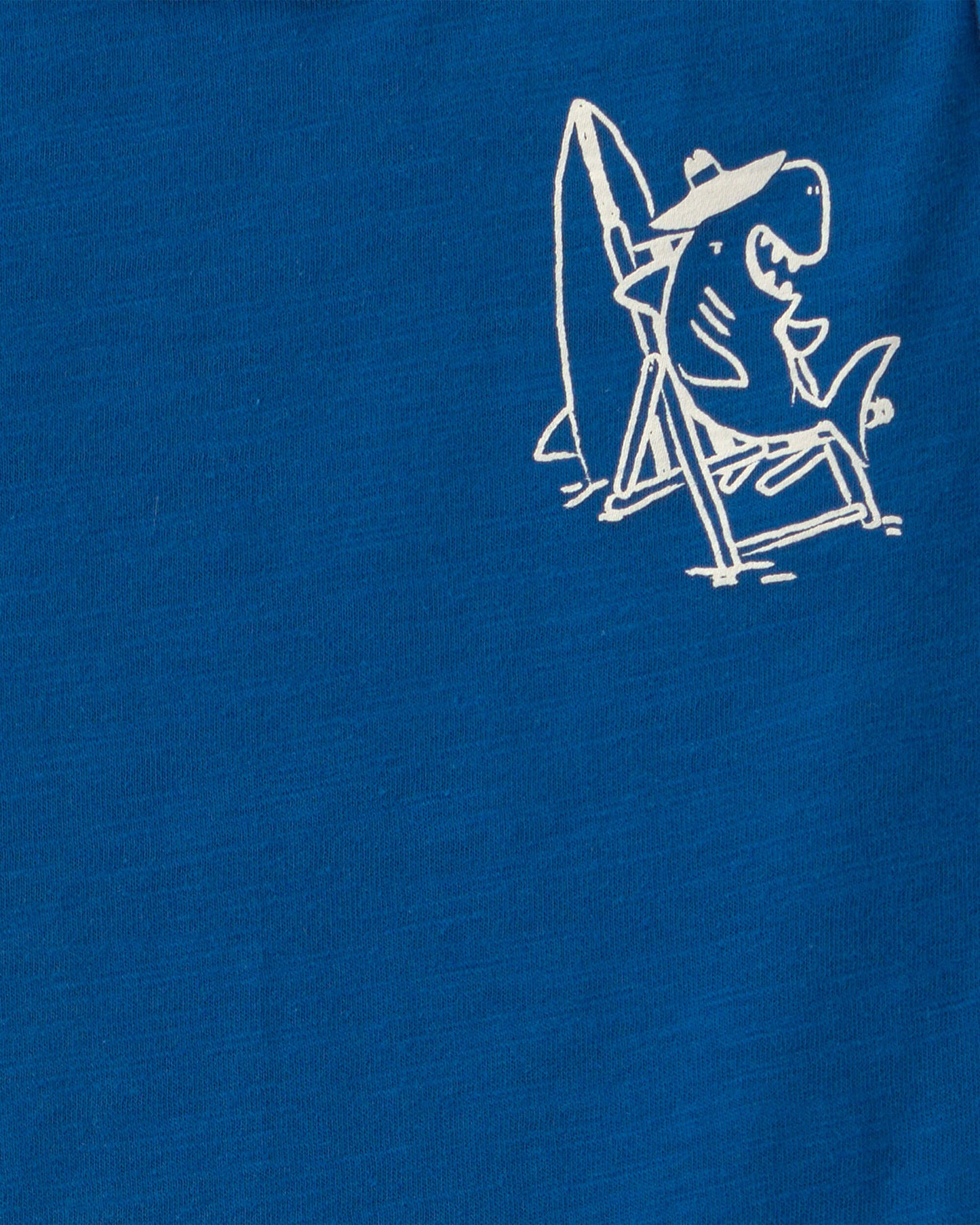 Toddler Boy Shark Tank Top - Navy Blue