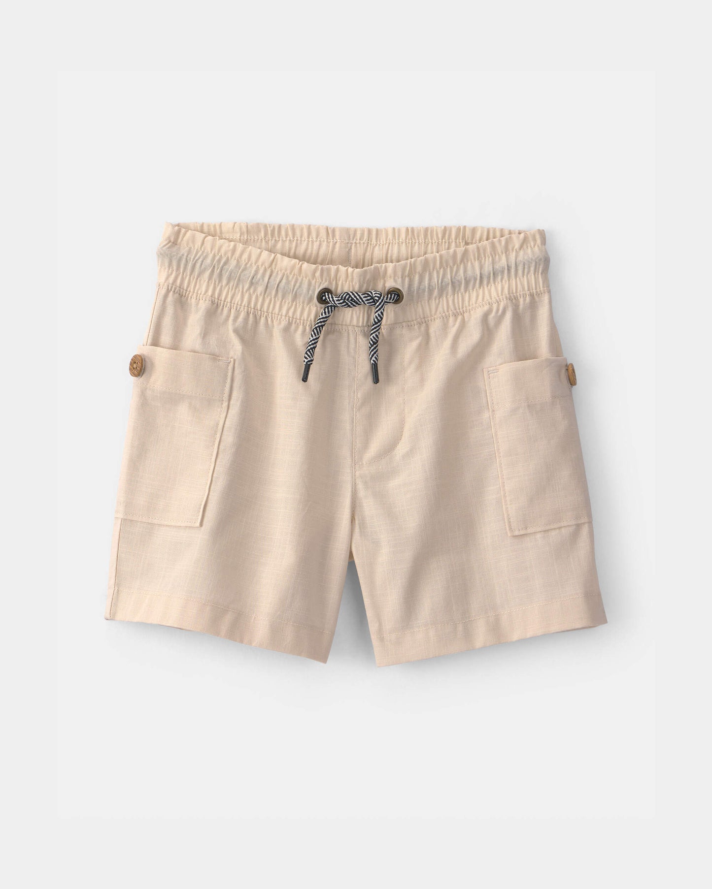 Toddler Boy 2-Piece Toucan Embroidered Top & Short Set - Khaki