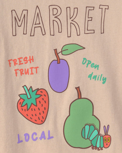 Toddler The Very Hungry Caterpillar Farmers Market Graphic Tee - Tan