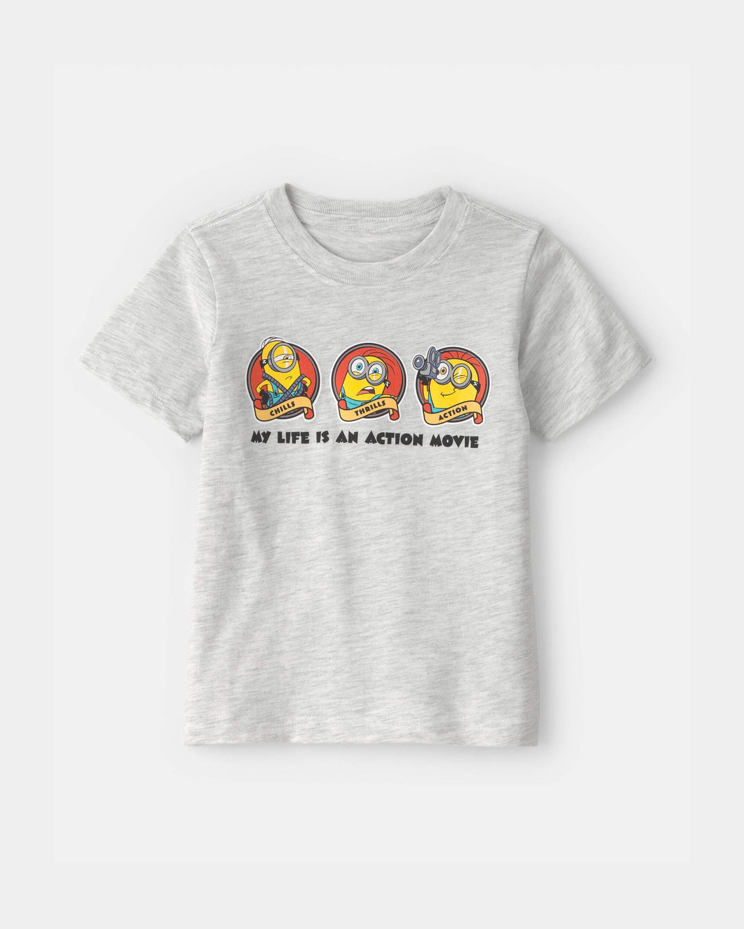 Toddler Despicable Me Minions Graphic Tee - Grey