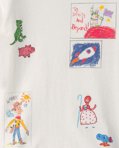 Toddler Pixar© Toy Story Graphic Tee - White