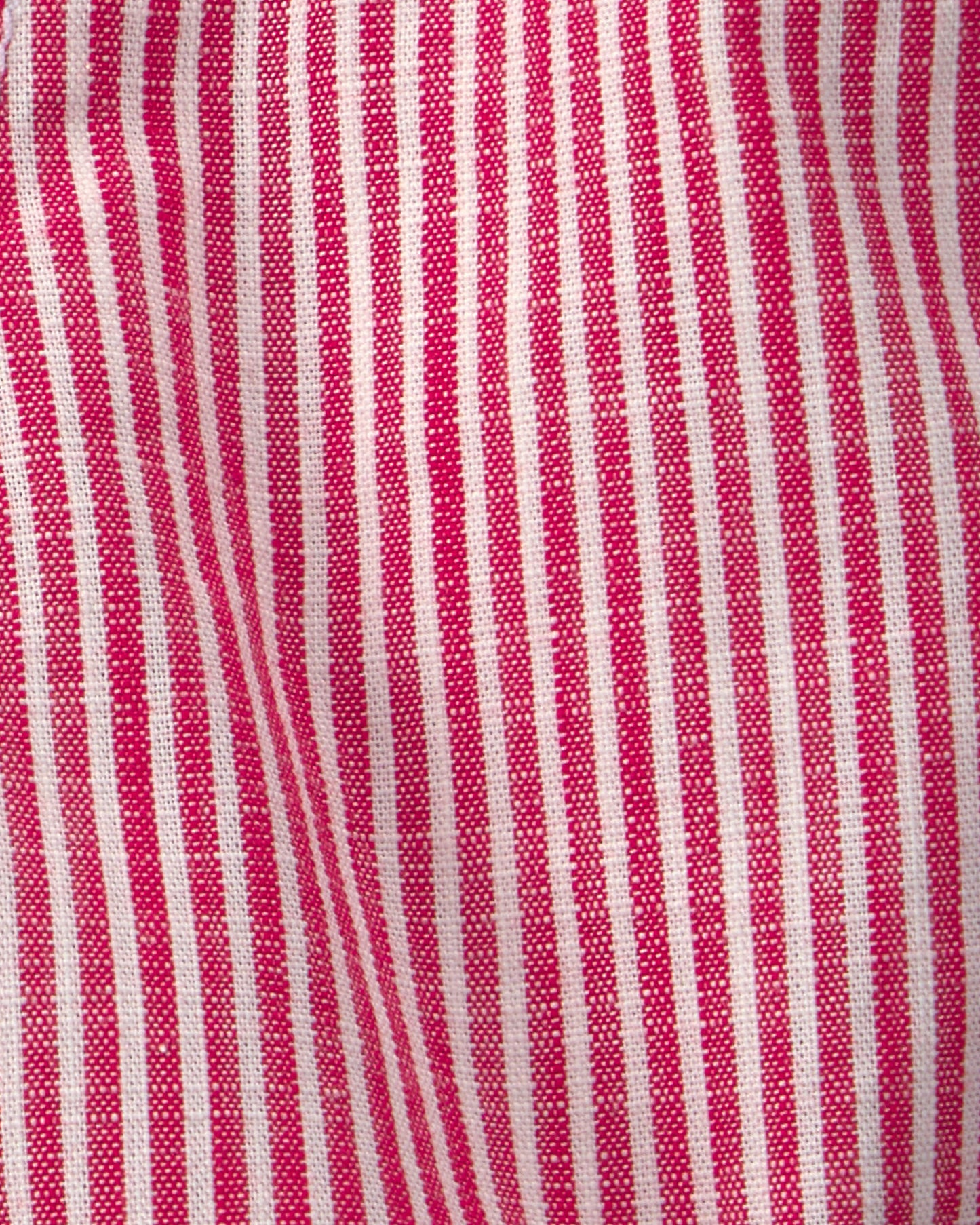 Toddler Girl Hickory Stripe Shorts - Red/Ivory