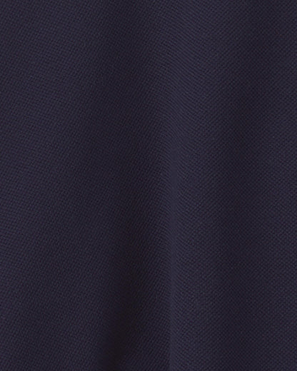 Toddler Girl Uniform Piqué Short-Sleeve Dress - Navy