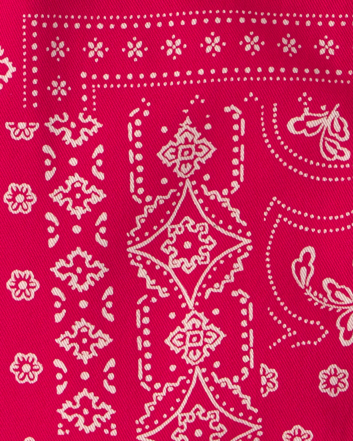 Toddler Boy Bandana Short-Sleeve Button-Down Shirt - Red