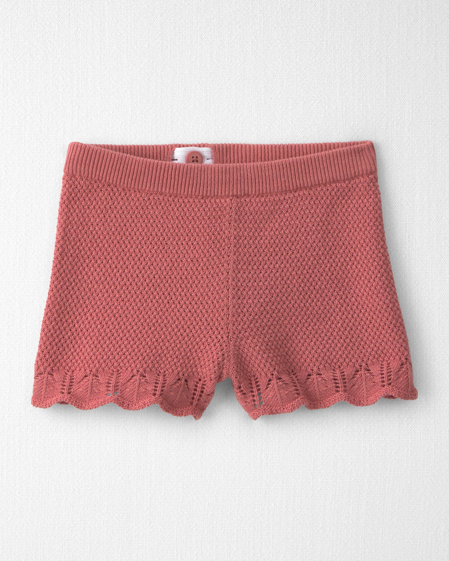 Toddler Girl 2-Piece Organic Cotton Knit Top & Short Set