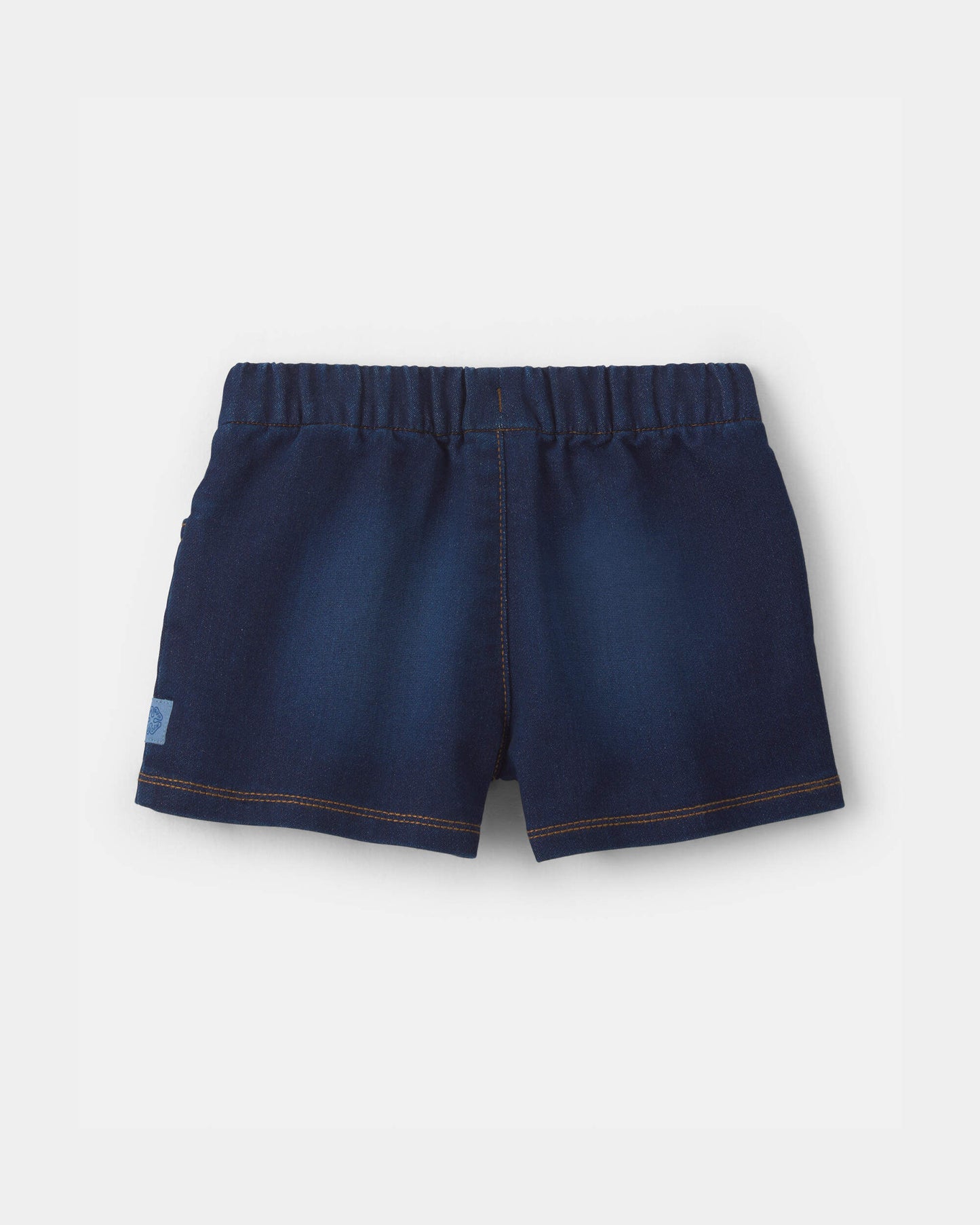 Toddler Girl French Terry Knit Shorts - Dark Wash
