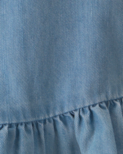 Toddler Girl Chambray Tank Top