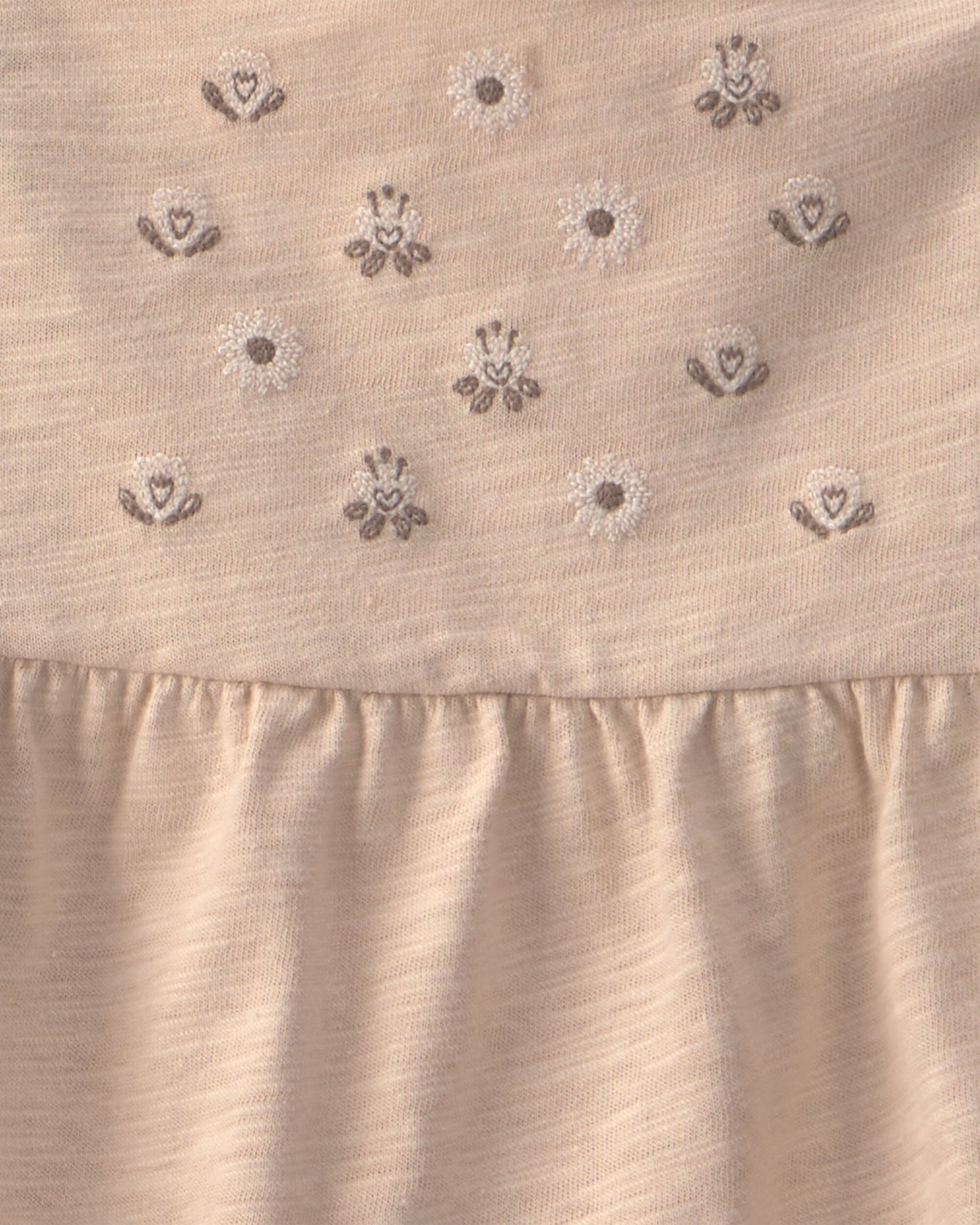 Toddler Girl 2-Piece Floral Sleeveless Top & Pant Set - Cream