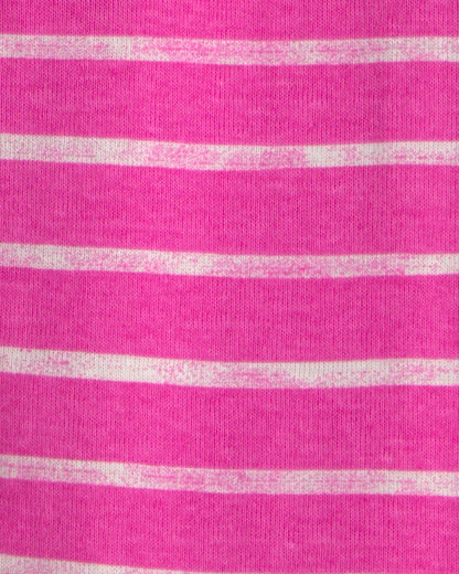 Toddler Girl Fruit 100% Cotton 6-Piece Pajama Sets - Pink/Purple