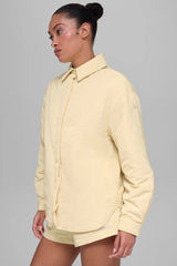 Socialite Shacket - Candlelight Yellow