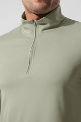 Conquer 1/4 Zip Reform Long Sleeve - Limestone