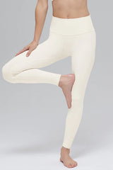 High-Waist Airbrush Legging - Ivory
