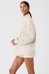 Renown Heavy Weight 1/4 Zip - Bone