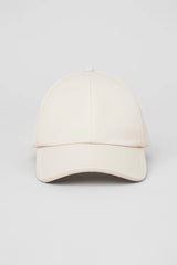 Satin Off-Duty Cap - Creme