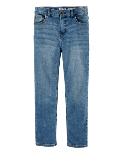Kid Medium Wash Straight-Leg Jeans