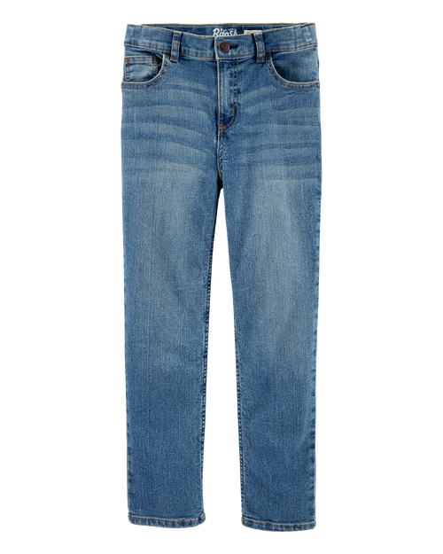 Kid Medium Wash Straight-Leg Jeans