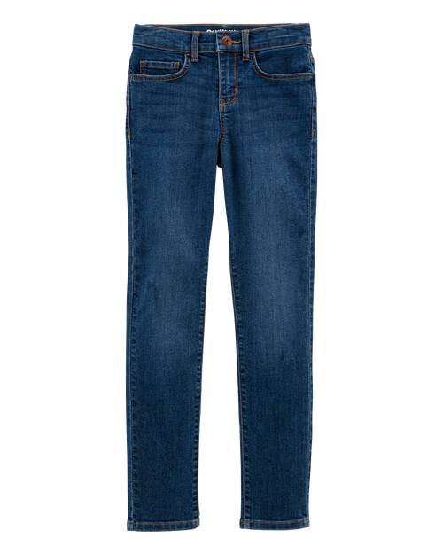Kid Dark Blue Wash Super Skinny-Leg Jeans