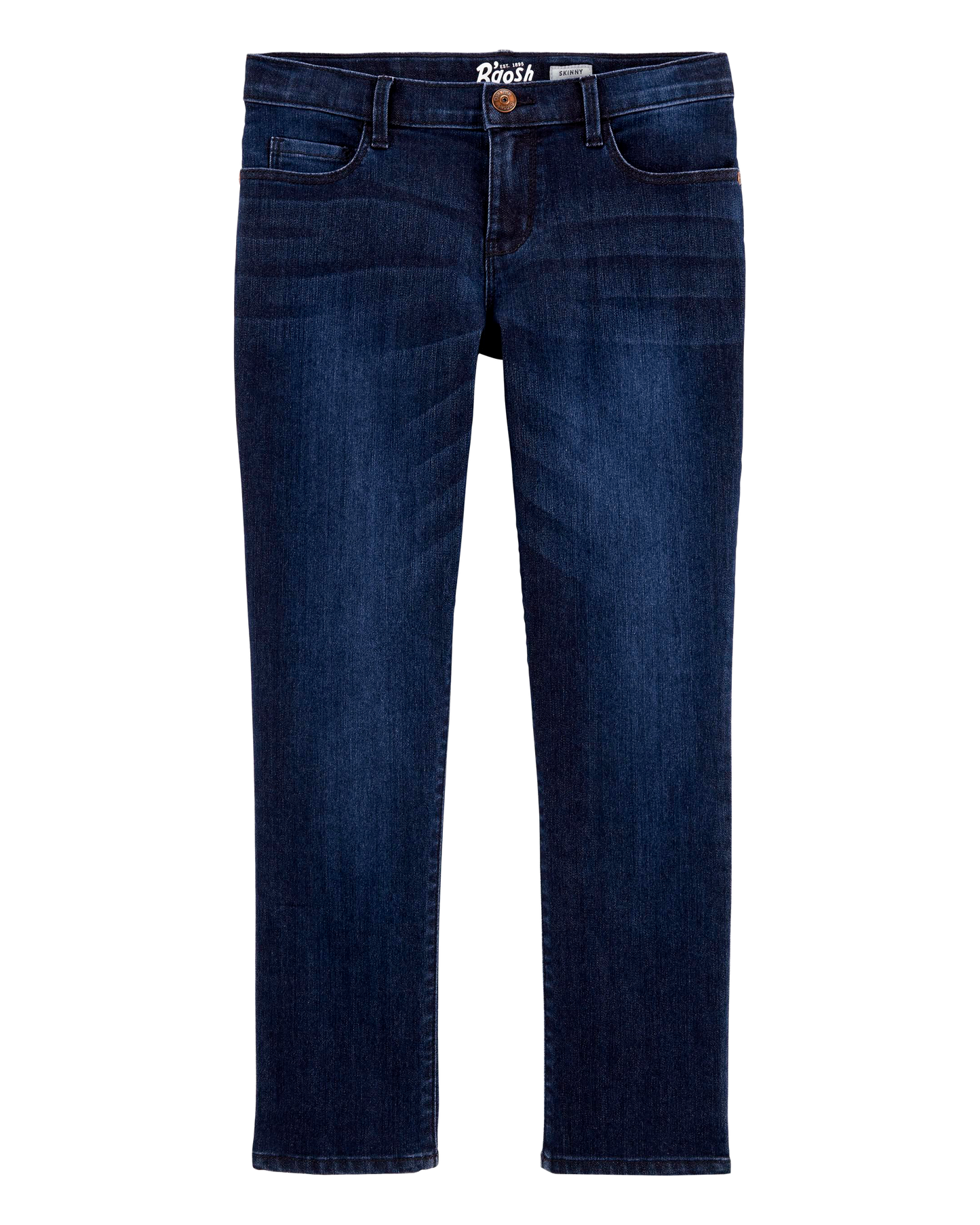 Kid Dark Wash Plus-Fit Skinny-Leg Jeans