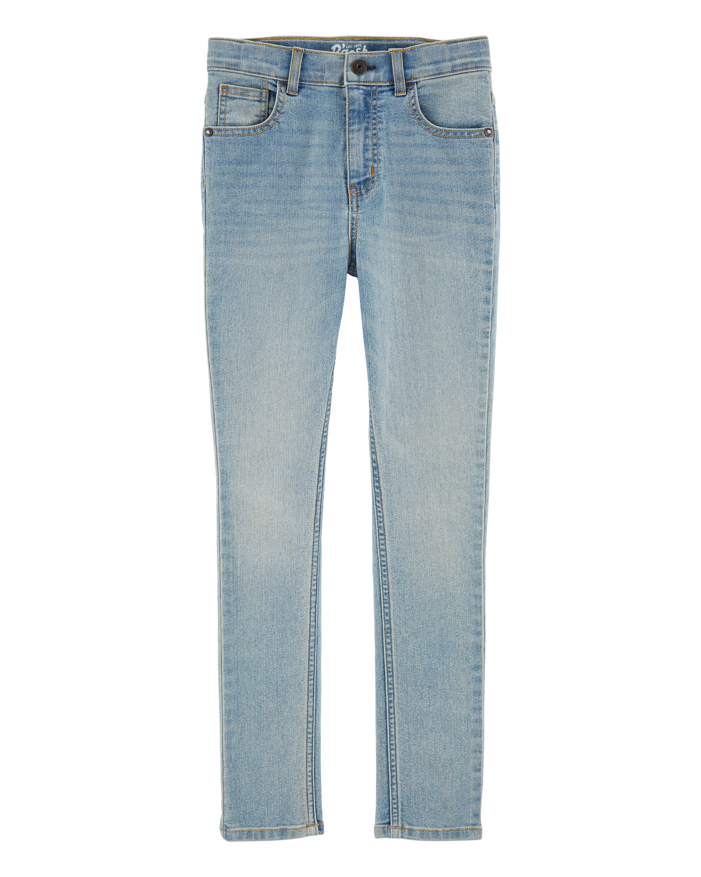 Kid Light Blue Wash Skinny-Leg Jeans
