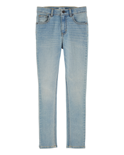 Kid Light Blue Wash Skinny-Leg Jeans