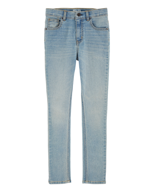 Kid Light Blue Wash Skinny-Leg Jeans