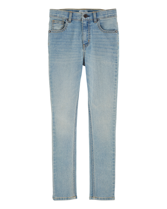 Kid Light Blue Wash Skinny-Leg Jeans