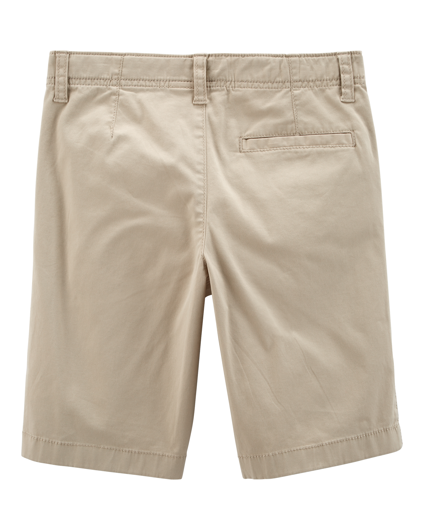 Boys Stretch Chino Uniform Shorts - Khaki