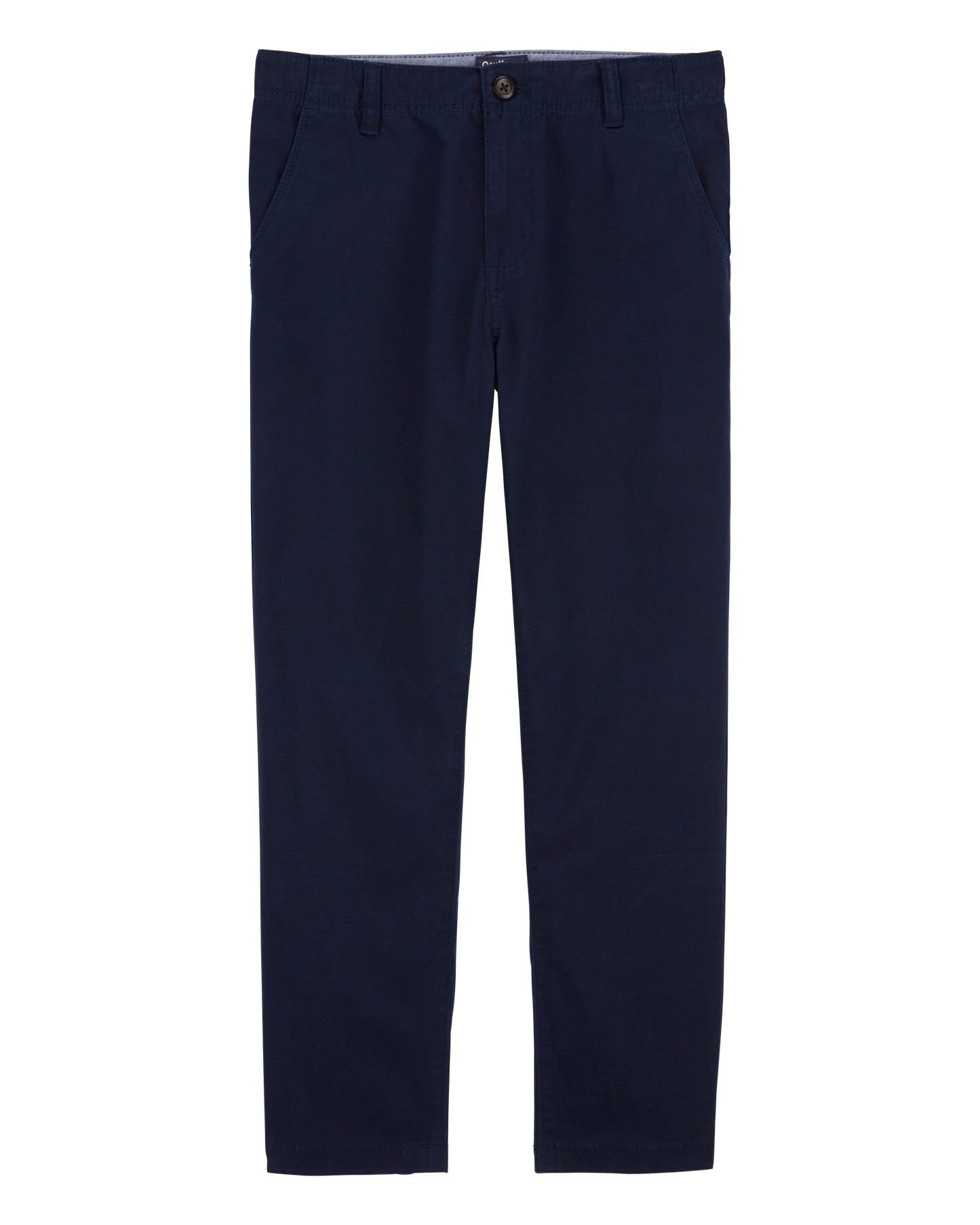 Boys Husky Fit Stretch Chino Pants - Navy