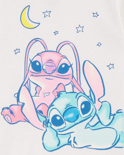 Girls Disney© Lilo & Stitch Snug Fit Cotton 2-Piece Pajamas
