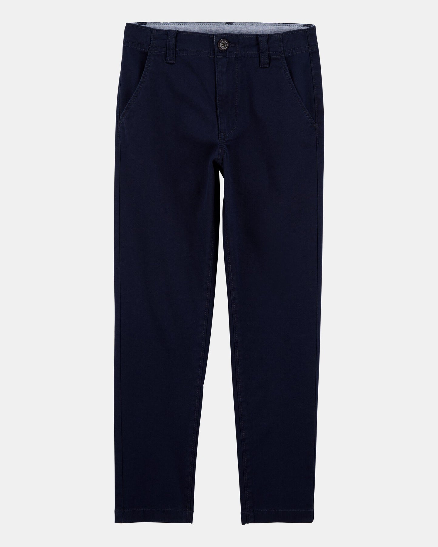 Kid Slim Tapered Chino Pants - Navy