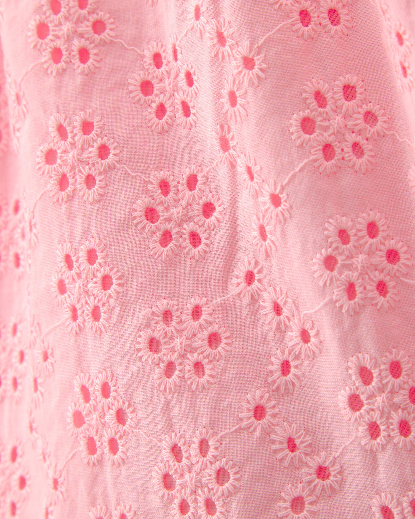 Girls Eyelet Shorts - Pink